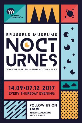 Poster of the Brussels Museums Nocturnes